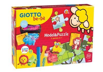 GIOTTO BE-BE ΣΕΤ ΠΛΑΣΤΕΛΙΝΗΣ ΚΑΙ ΠΑΖΛ MY MODEL & PUZZLE